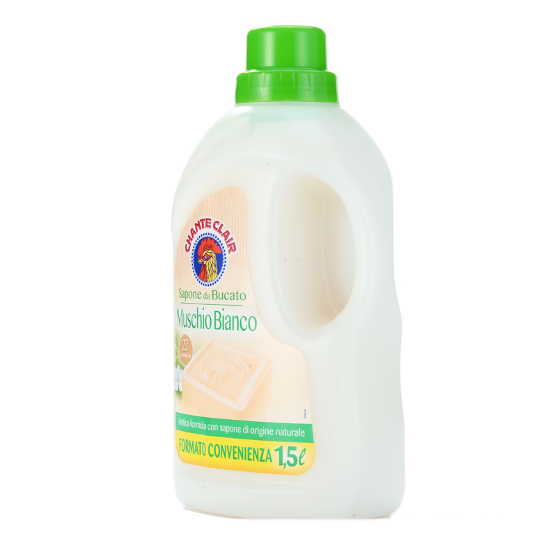 CHANTECLAIR 大公鸡管家 马赛洗衣液(白苔香) (意大利进口) 1500ml