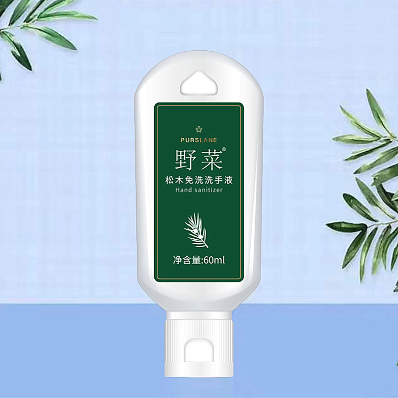野菜松木免洗洗手液消毒抑菌杀菌内含医药酒精乙醇便携式免水洗60ml