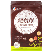新良焙食尚原味面包粉(1kg)高筋面粉 优质面包小麦粉 烘焙原料 袋装