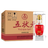 五粮液 五状元 柔和 52度 浓香型白酒 500ml*6 整箱装