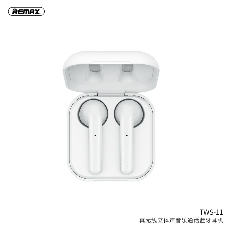 remax睿量TWS-11真无线通话蓝牙耳机高音质5.0苹果华为vivo小米超长待机通用立体音入耳式降噪麦克风-黑色