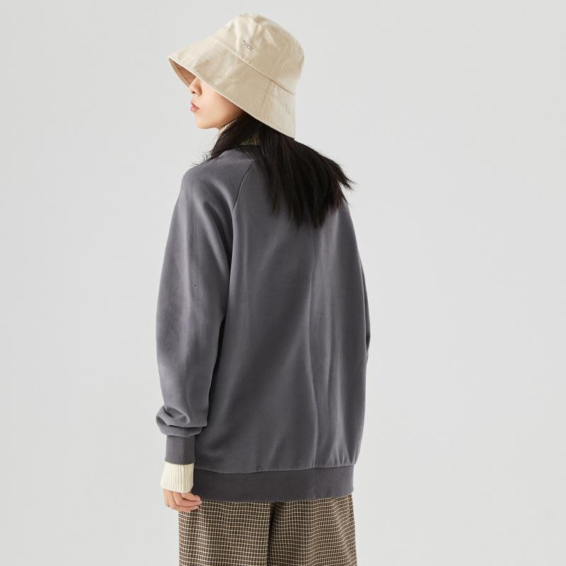 美特斯邦威高领毛衫女宽松新款冬季毛织套头衫韩版百搭毛衣女