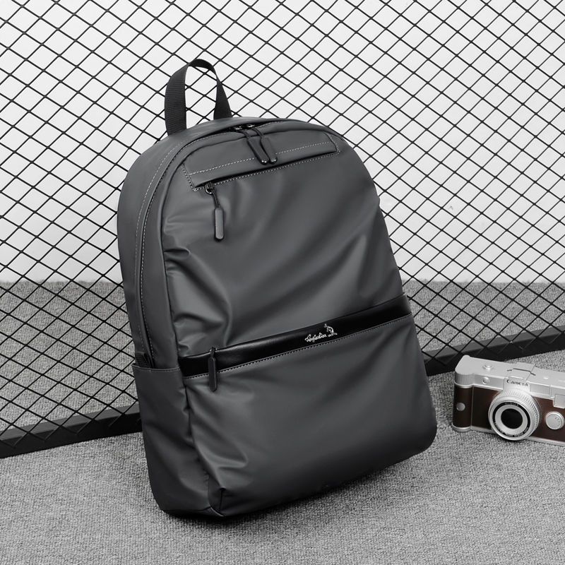 双肩包黑色augtarlion高档双肩包时尚男背包旅行通勤电脑包百搭学生包