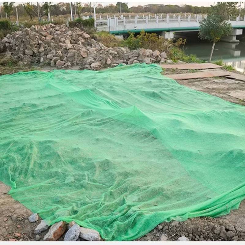 三匠绿色遮阳网防晒网盖土防尘网建筑工地绿网隔热遮阴网 8针8 *20米高清大图