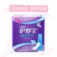 护舒宝((Whisper)护垫 隐型净洁超薄卫生巾 40片 (无香 型干爽透气)