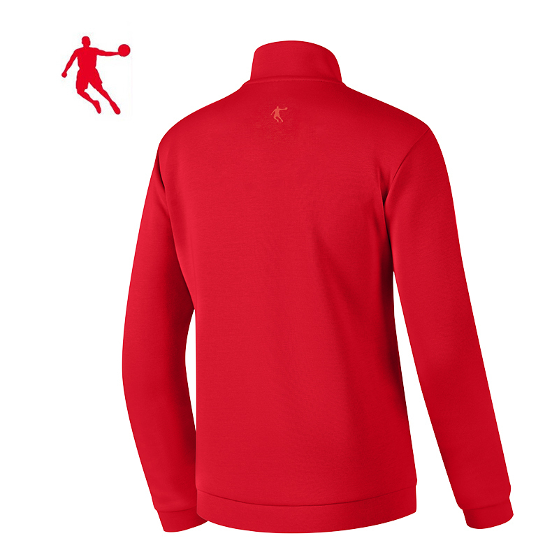 乔丹夹克风衣梭织风衣男上衣kwd43213271男款件番茄红m