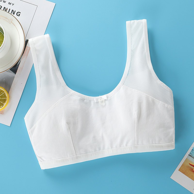 少女内衣育期初高中学生抹胸小背心9-12-14-16岁女孩大童棉文胸
