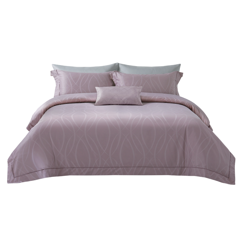 LA MAISON DE SASHA高奢故宫系列四件套舒适亲肤加厚冬暖夏凉设计 紫气东来(柔雅粉紫) 1.8m/2.0m床适用