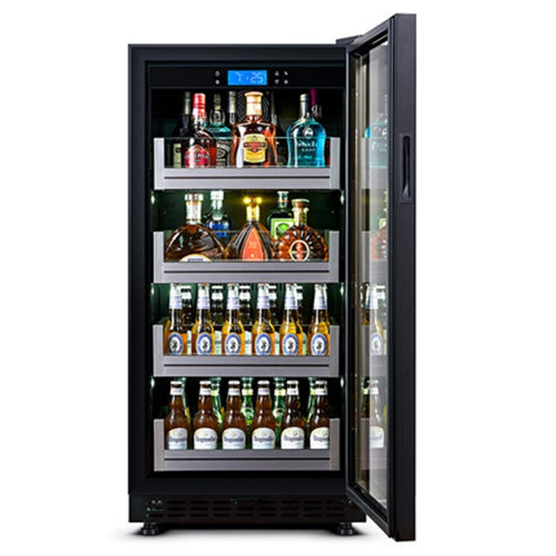 尊堡恒温洋酒酒柜办公室家用小型冰吧冰箱饮料药物茶叶干货冷藏柜