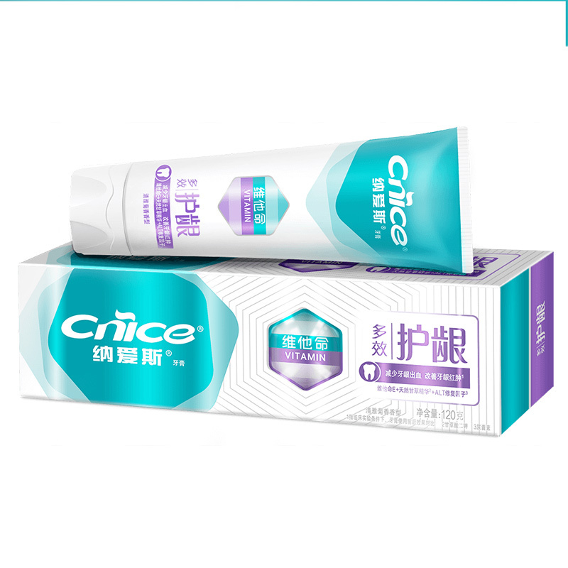 纳爱斯多效护龈牙膏120g