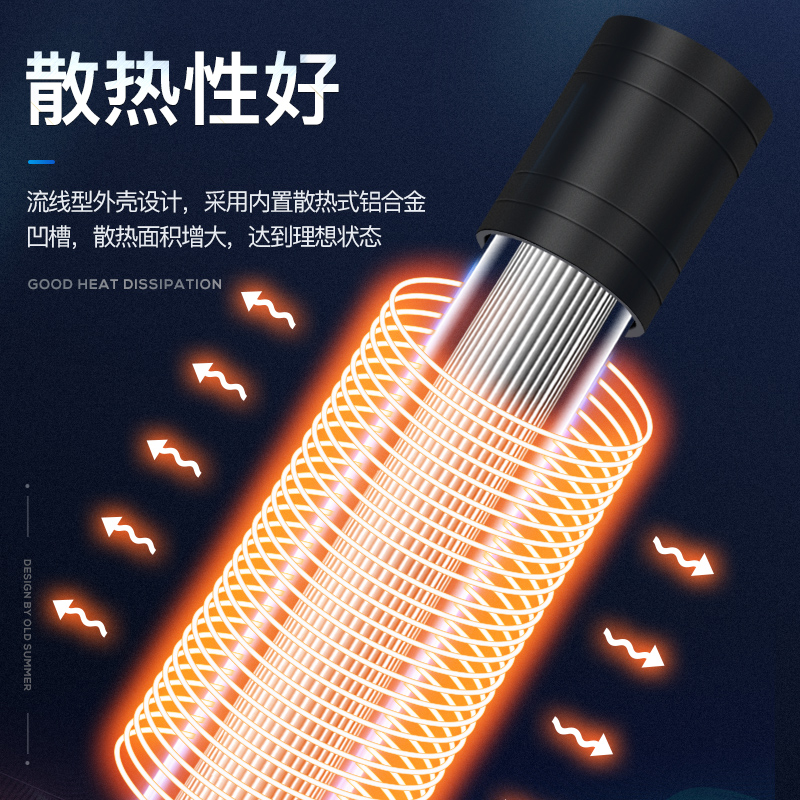 鱼缸水族箱led灯潜水灯防水照明灯七彩灯管遥控变色龙鱼专用灯高清大图