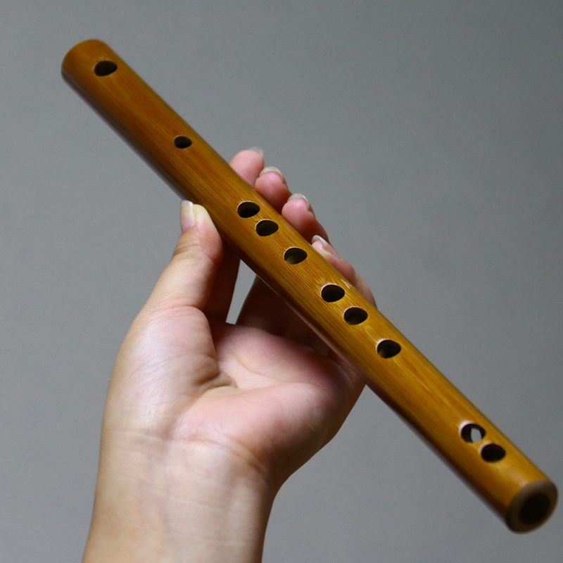 迷你短笛 无膜孔 炎学生入竹笛小笛子 随身儿童竹笛