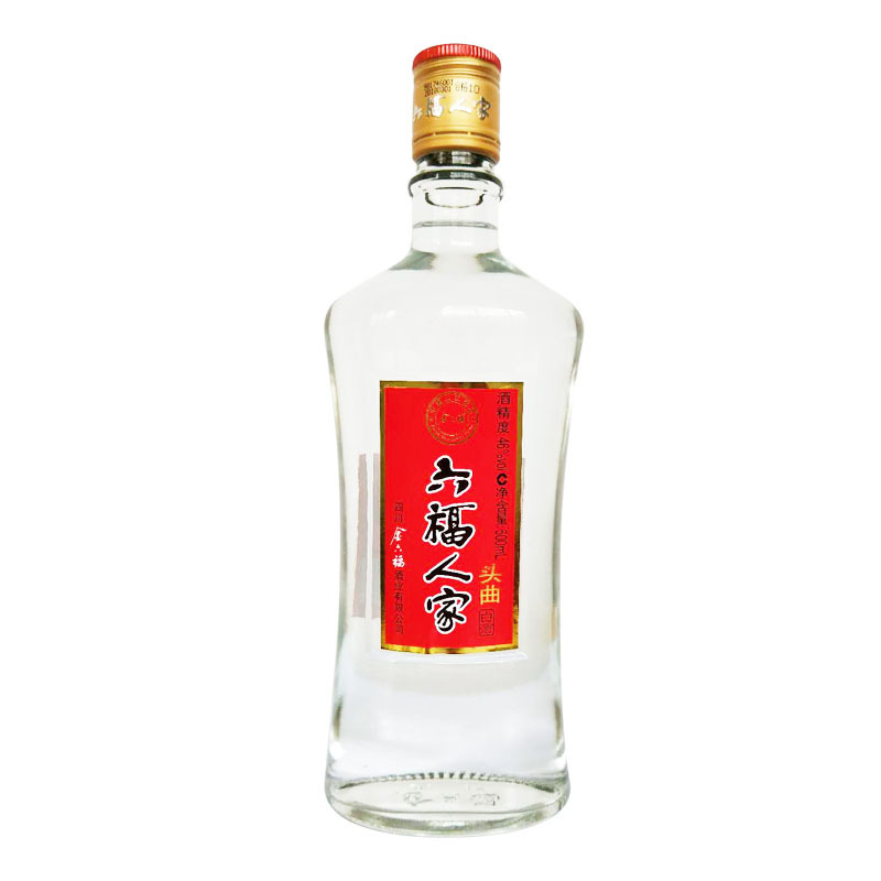 金六福 六福人家酒头曲 46度 500ml*10瓶 箱装 浓香型白酒
