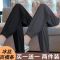 冰丝运动裤女夏季薄款高腰宽松垂感束脚裤休闲灯笼裤子