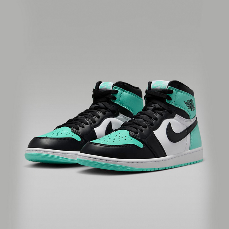耐克男鞋airjordan1aj1黑薄荷绿复古高帮休闲篮球鞋dz5485130
