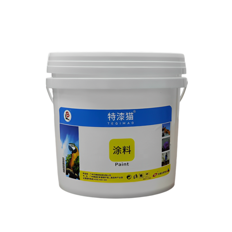 特漆猫 醇酸调和漆 绿 2.5kg桶高清大图