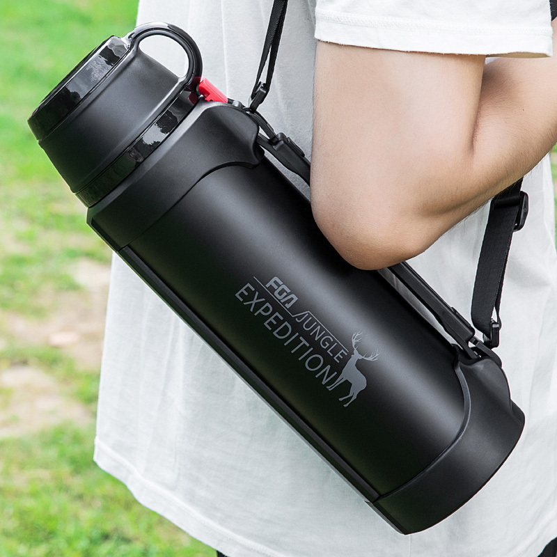 富光fga保温壶容量水壶男女水杯家用便携户外旅行学生车载热水瓶红色2