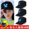 黑色帆布鸭舌(无赠品) 可调节52cm(3-5岁) 儿童帽子男童鸭舌帽学生中大童我的夜光世界棒球帽韩版休闲百搭潮