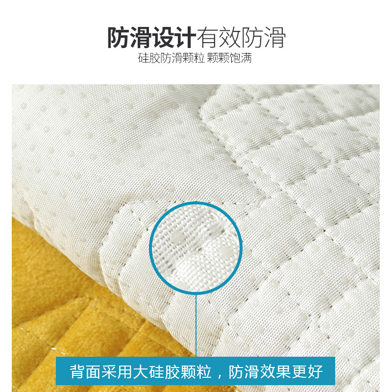 美帮汇轻奢北欧皮沙发垫套罩巾四季通用简约现代防滑毛绒时尚冬季坐垫子高清大图