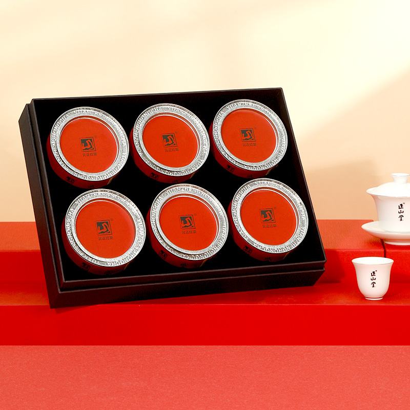 [元正]茗境礼盒 红茶特级正宗武夷山小种红茶罐装武夷红茶茶叶 1盒 300g/盒高清大图
