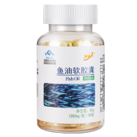 金动力 深海鱼油软胶囊90粒威海紫光正品Omega3男性女性成人青少年儿童学生小孩脑黄金DHA中老年人EPA心血管保健品