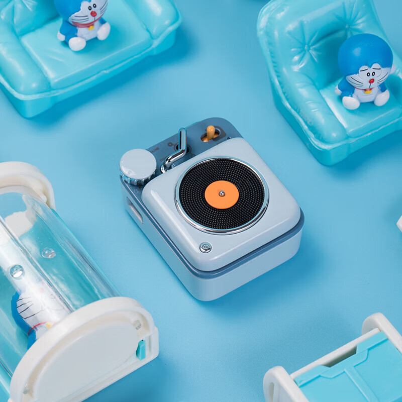 猫王音响原子唱机B612蓝牙音箱小型迷你便携送闺蜜女生生日礼物 童心蓝高清大图