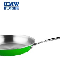 KMW煎锅绿鼎煎锅（苹果绿）Gpotl32-10德国锅具品牌品质 304不锈钢不锈钢平底锅家用煎饼煎蛋饺锅烙饼锅26cm