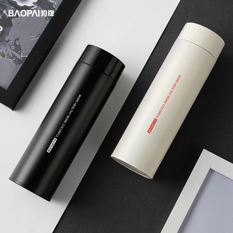 豹牌 高颜值外出便携大容量智能温显随手保温杯（洛汐）BP03-V2010高清大图