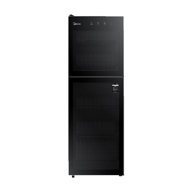 美的消毒柜家用立式 二星级双门5层消毒碗柜 家商两用大容量150L 150R02高清大图