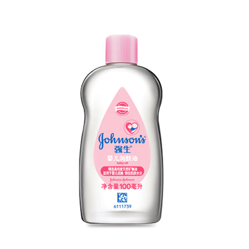 强生婴儿柔泡型洗发沐浴露400ml+润肤油100ml 清洁抚触温和泡泡浴高清大图