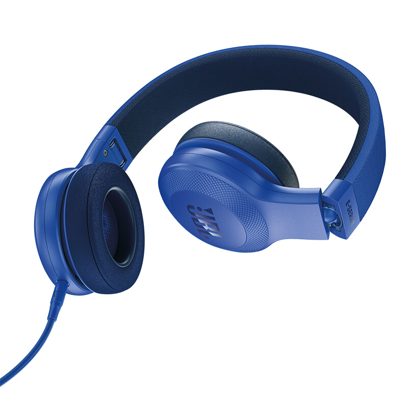 jble35头戴式耳机耳麦手机耳机音乐耳机游戏耳机带麦可通话妖姬蓝