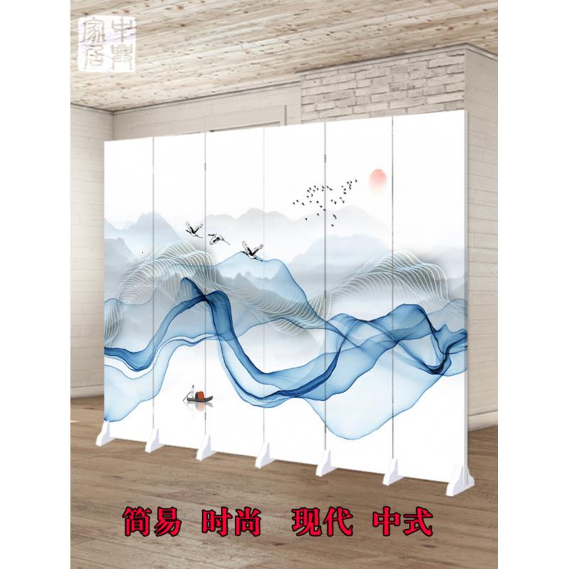 BONJEAN欧式复古屏风隔断简约时尚酒吧咖啡厅客厅折叠屏障可移动折屏高清大图