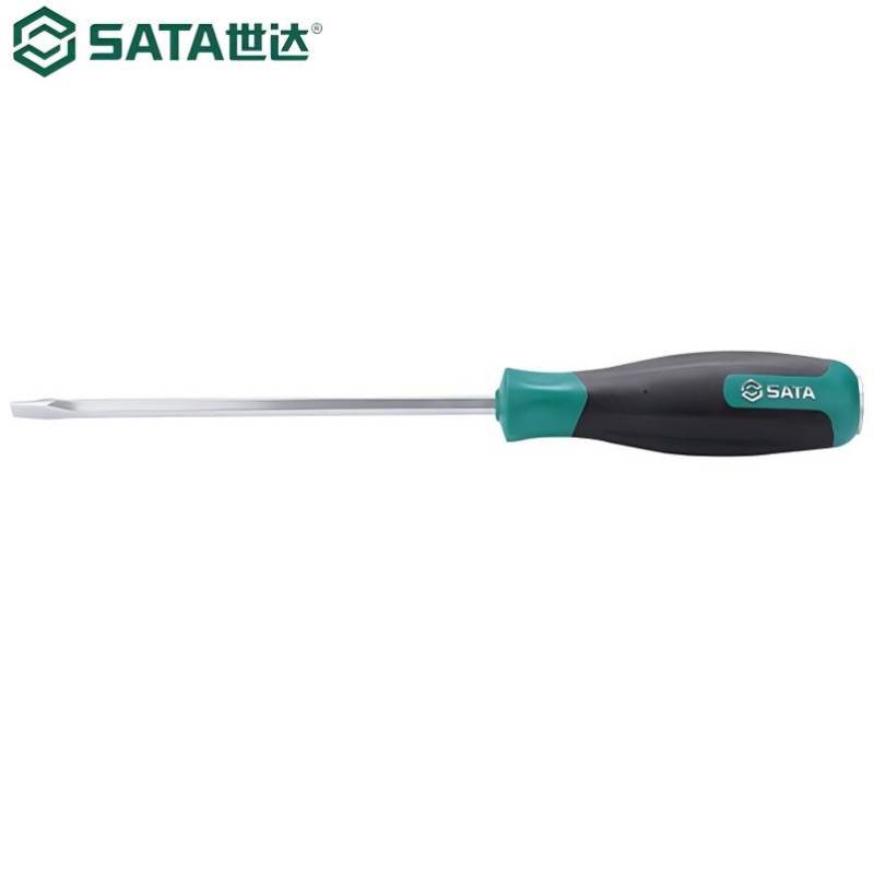 世达(SATA)工具T系列一字穿心螺丝批61608一字 (8x250mm)高清大图