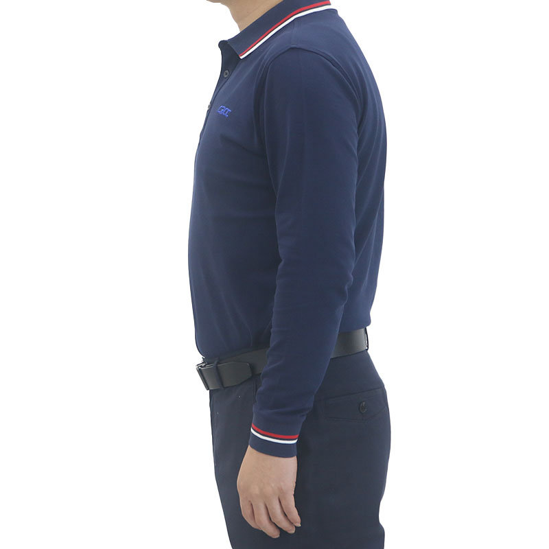 燕舞 YW21ZC9PL210722M 男士秋季长袖Polo衫 S-XXXL 定制款（计价单位：条）藏青色高清大图