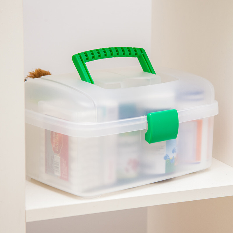 jekojeko小药箱塑料药盒收纳箱家庭箱医药箱急救箱药品收纳盒医疗箱