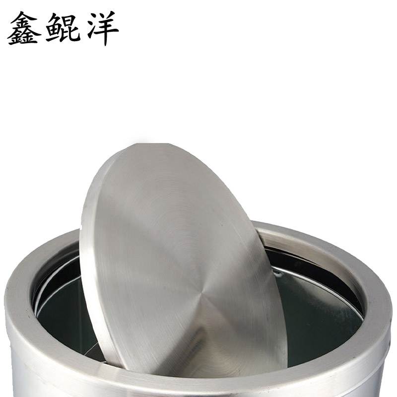 鑫鲲洋 不锈钢垃圾桶 50L 个高清大图