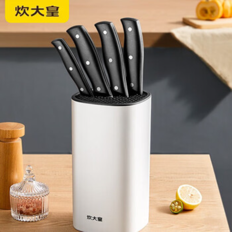 炊大皇(COOKER KING)炊大皇刀具套装五件套锋利切片刀切菜切肉骨刀三德刀水果刀套刀 锋锐刀具五件套