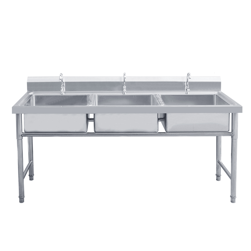 广亿隆定制厨房不锈钢水池洗菜池洗手池 三孔WH-XC1780#D/个