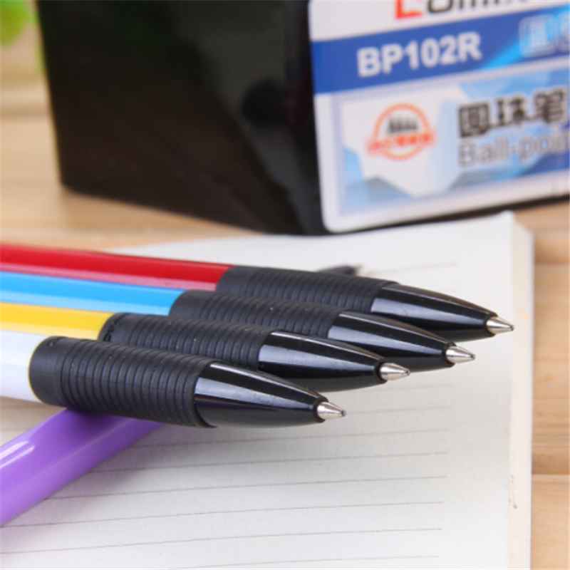 齐心BP102R 圆珠笔0.7mm 60支/盒-5盒起发