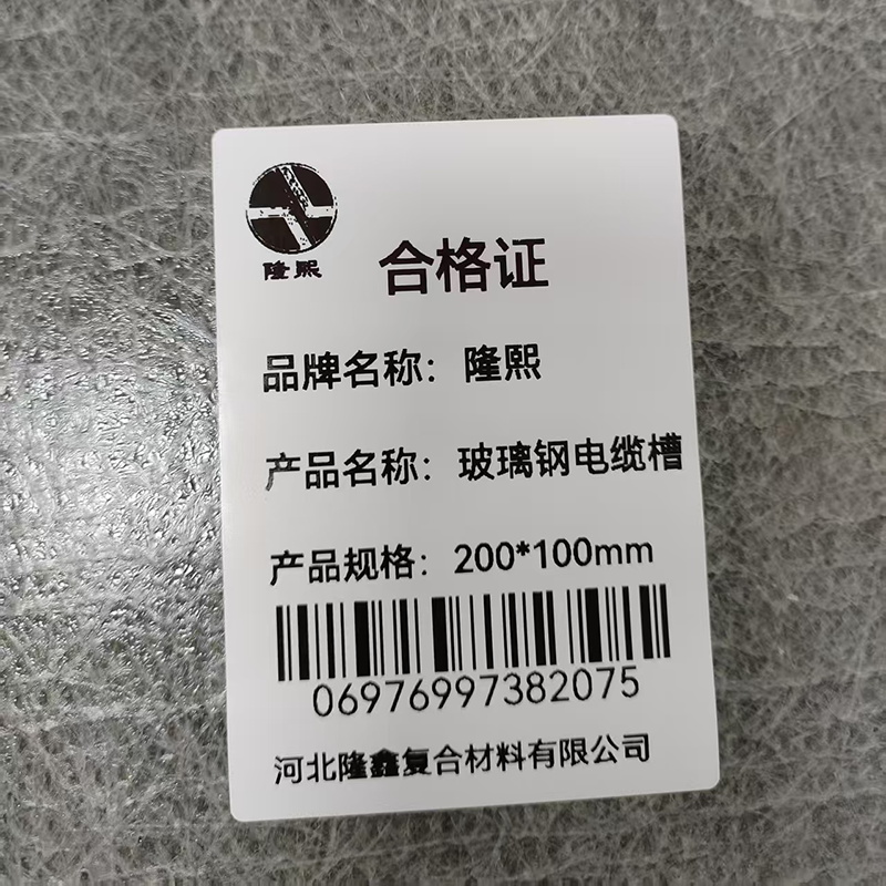 隆熙+玻璃钢电缆槽+200*100mm+米高清大图