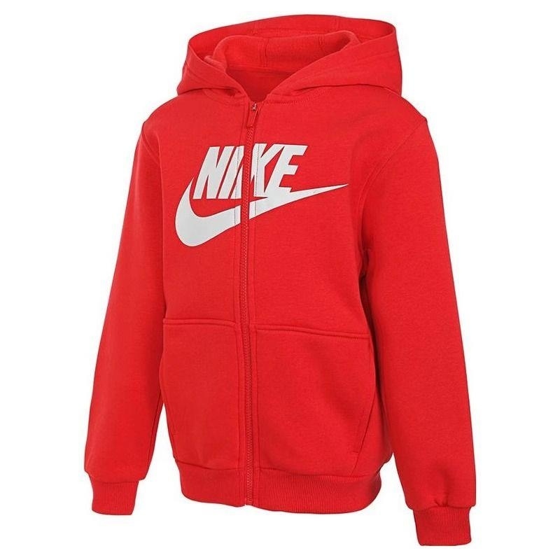 NIKE耐克连帽外套运动休闲加绒保暖针织大童夹克FD2990-657 Z