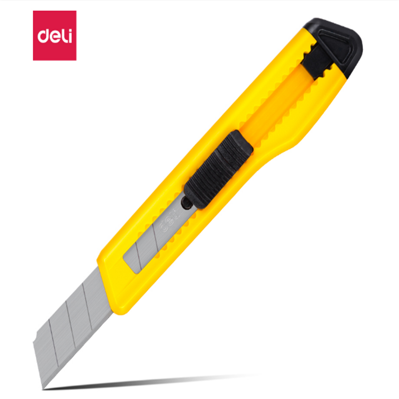 得力 美工刀大号壁纸刀手工裁纸刀18mm高清大图