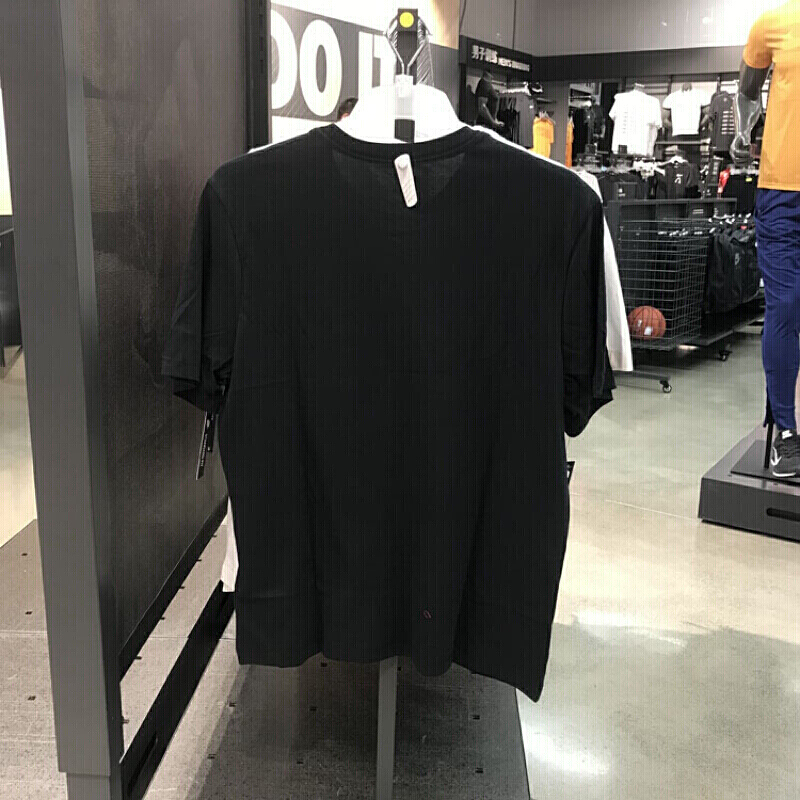 NIKE耐克男装2020夏季新款JUST DO IT运动T恤纯棉透气宽松休闲圆领短袖CT6301-010 D
