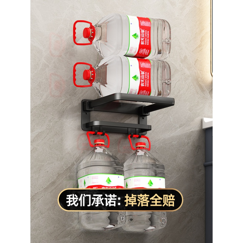 卫生间壁挂免打孔盆架浴室洗手间放盆子神器厕所置物架