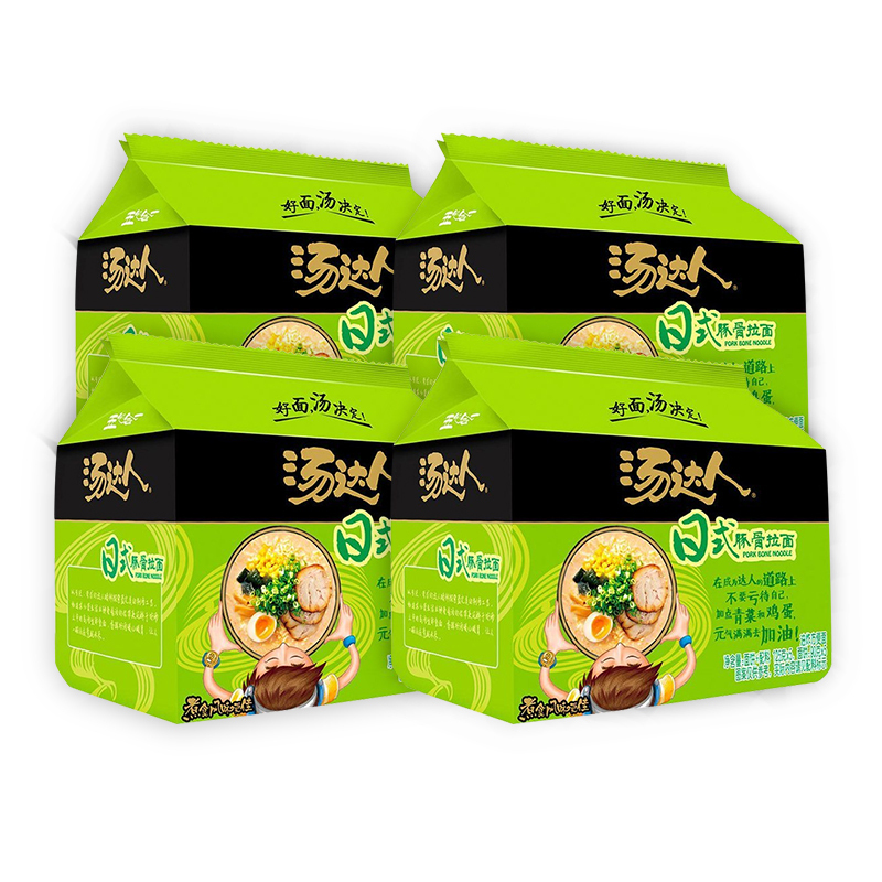 统一汤达人日式豚骨拉面125g20袋方便面泡面