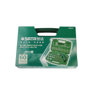 世达(SATA) 60件6.3MM系列套筒及旋具头组套 09324 货期5-10天