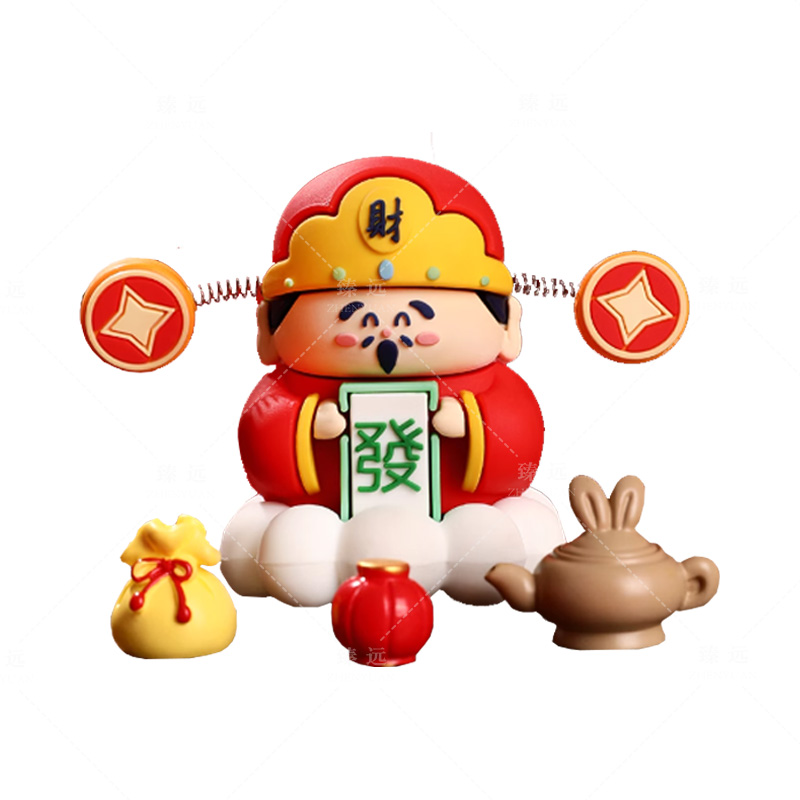 臻远 ZYSC-01 幸运小财神摆件组合(单位:套)