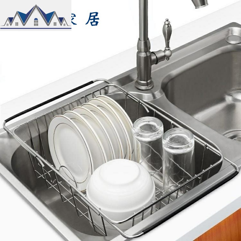 。不锈钢厨房用品沥水架碗架控水水碗碟架洗碗池沥干水巢放菜盘 三维工匠高清大图