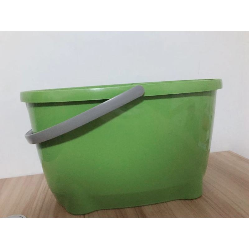 小海牛甩干拖把套装 家用免手洗手压甩干拖布桶拖把旋转免手洗干湿两用 拖桶+拖把