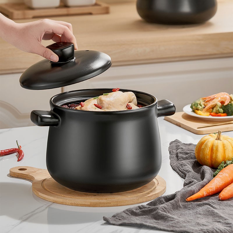 爱仕达(ASD)天然陶瓷煲砂锅炖汤石锅新陶养生煲中药锅2.5L高汤煲RXC25K3WG高清大图